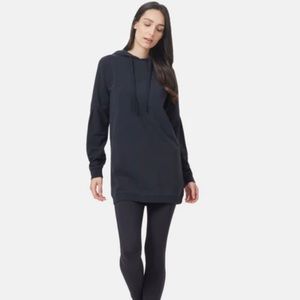 NWT Tentree Oversized Black French Hoodie Dress